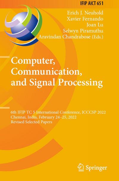 Computer, Communication, and Signal Processing