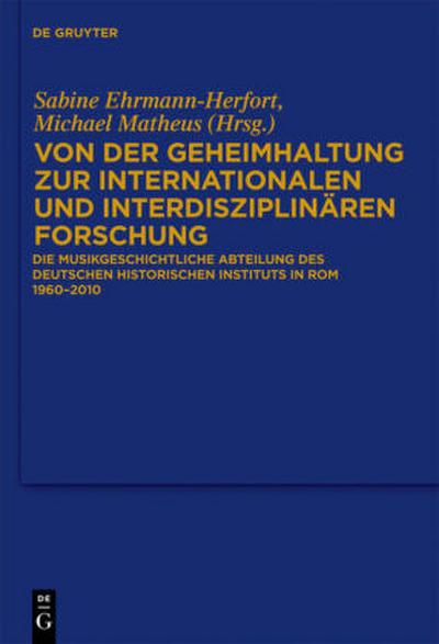 Von der Geheimhaltung zur internationalen und interdisziplinären Forschung
