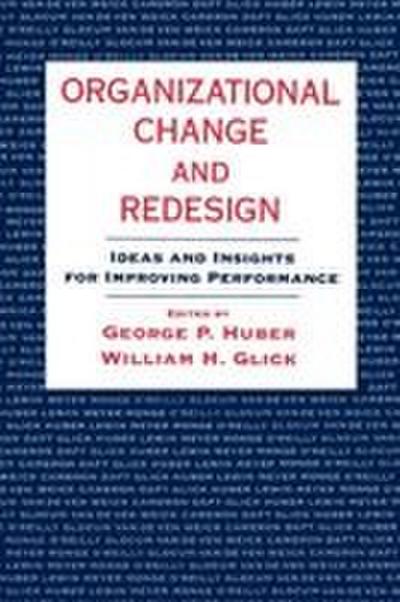 Organizational Change and Redesign