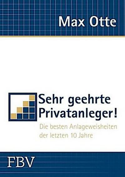 Sehr geehrte Privatanleger!
