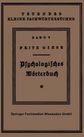 Psÿchologisches Wörterbuch
