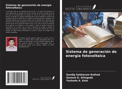 Sistema de generación de energía fotovoltaica