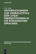 Untersuchungen zur Verbalsyntax der Liviusübersetz
