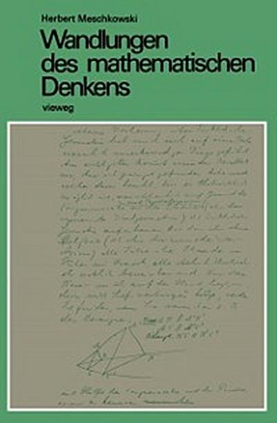 Wandlungen des mathematischen Denkens