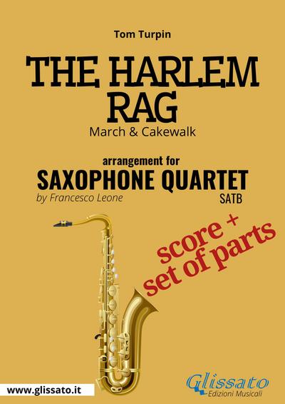 The Harlem Rag - Saxophone Quartet score & parts