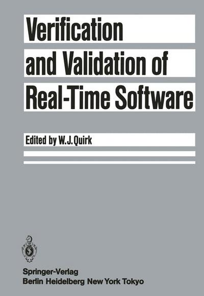 Verification and Validation of Real-Time Software