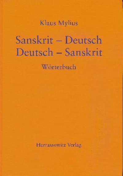 Wörterbuch Sanskrit-Deutsch /Deutsch-Sanskrit