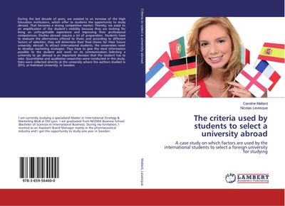 The criteria used by students to select a university abroad