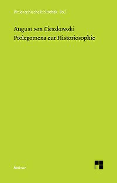 Prolegomena zur Historiosophie