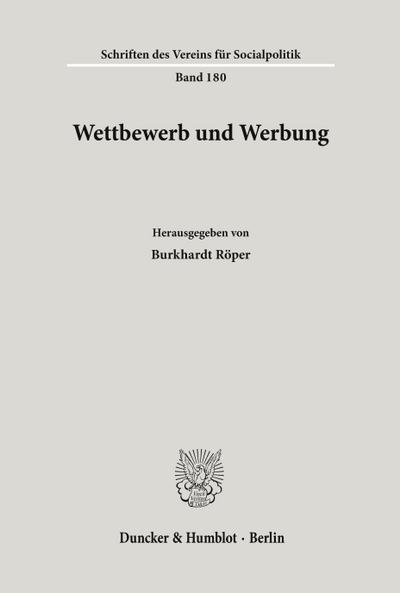 Wettbewerb und Werbung.
