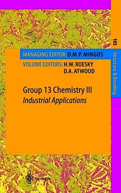Group 13 Chemistry III