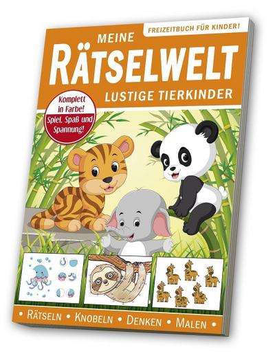 Meine Rätselwelt - für Kinder "Lustige Tierkinder"