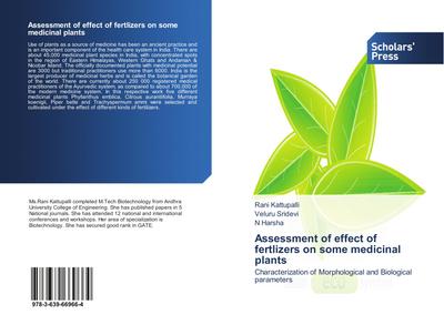 Assessment of effect of fertlizers on some medicinal plants