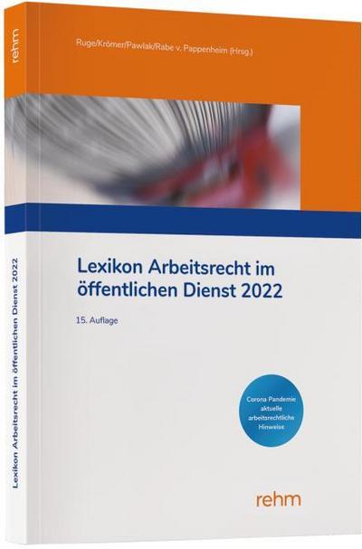 Lexikon Arbeitsrecht im öffentlichen Dienst 2022