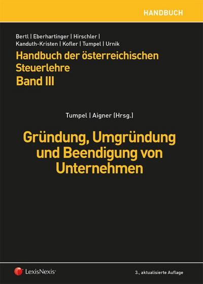 Handbuch der österreichischen Steuerlehre, Band III