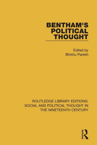 Bentham’s Political Thought