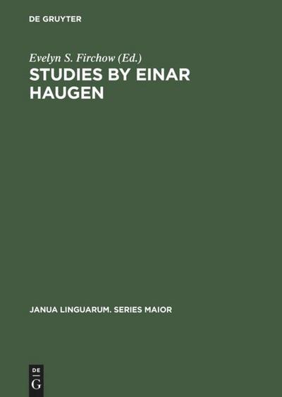 Studies by Einar Haugen