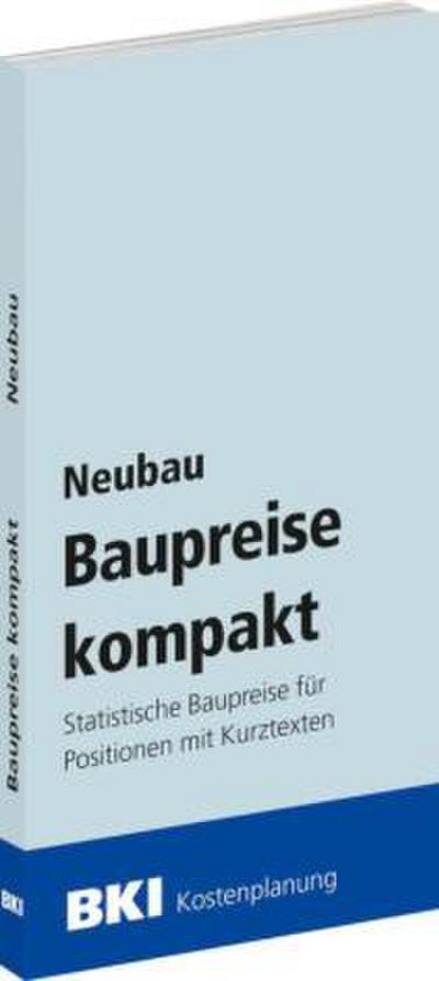 BKI Baupreise kompakt Neubau 2027