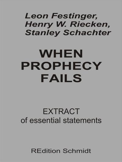 When Prophecy fails