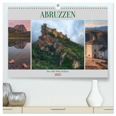 Abruzzen - Die wilde Mitte Italiens (hochwertiger Premium Wandkalender 2025 DIN A2 quer), Kunstdruck in Hochglanz