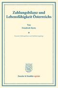Zahlungsbilanz und Lebensfähigkeit Österreichs.