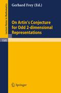On Artin’s Conjecture for Odd 2-dimensional Representations