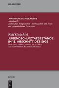 Jugendschutztatbestände im 13. Abschnitt des StGB von Ralf Gnüchtel | Ebook