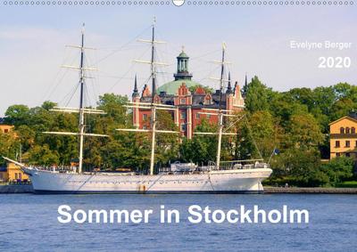 Sommer in Stockholm 2020 (Wandkalender 2020 DIN A2 quer)