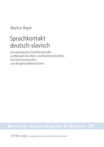 Sprachkontakt deutsch-slavisch