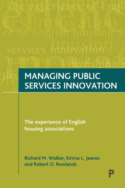 Managing public services innovation