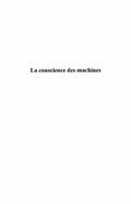 La conscience des machines - une metaphysique de la cybernet
