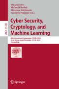 Cyber Security, Cryptology, and Machine Learning