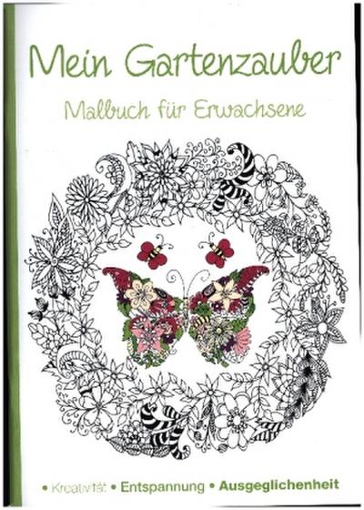 Malbuch für Erwachsene - Gartenzauber