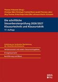 Die schriftliche Steuerberaterprüfung 2026/2027 Kl