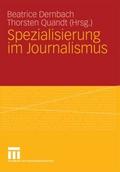 Spezialisierung im Journalismus