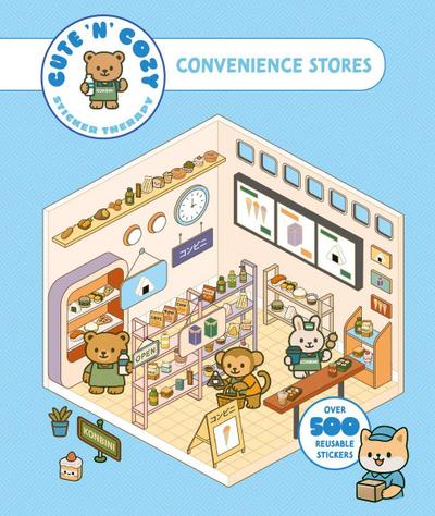 Cute ’n’ Cozy Sticker Therapy: Convenience Stores