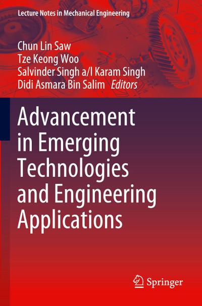 Advancement in Emerging Technologies and Engineering Applications