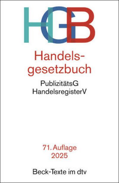Handelsgesetzbuch. HGB
