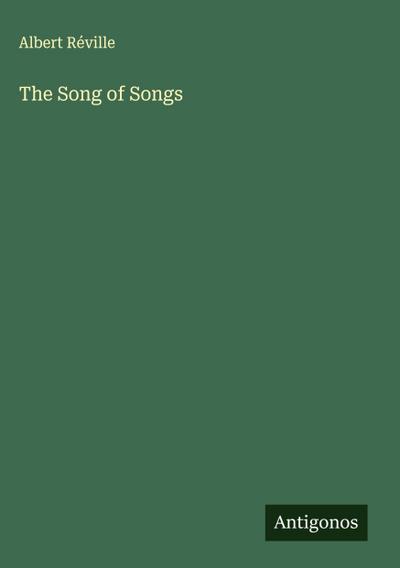 The Song of Songs