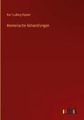 Homerische Abhandlungen