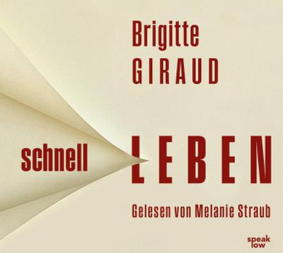 Schnell leben, Audio-CD, MP3