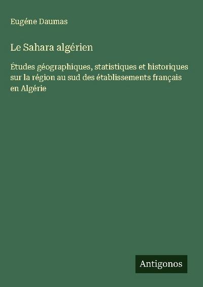 Le Sahara algérien