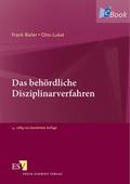 Das behördliche Disziplinarverfahren