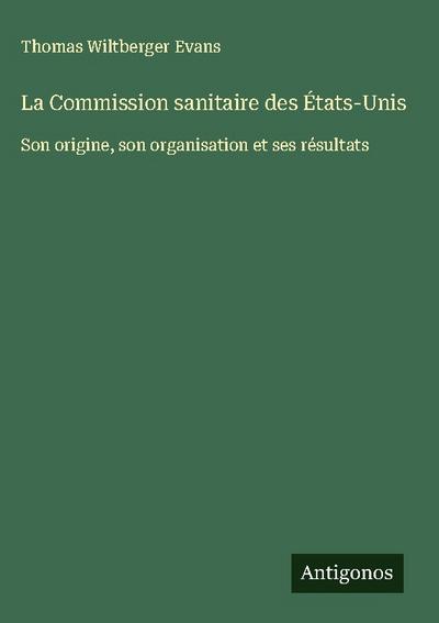 La Commission sanitaire des États-Unis