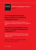 IFLA Cataloguing Principles: Steps towards an International Cataloguing Code, 2