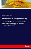 Nomenclature in zoology and botany