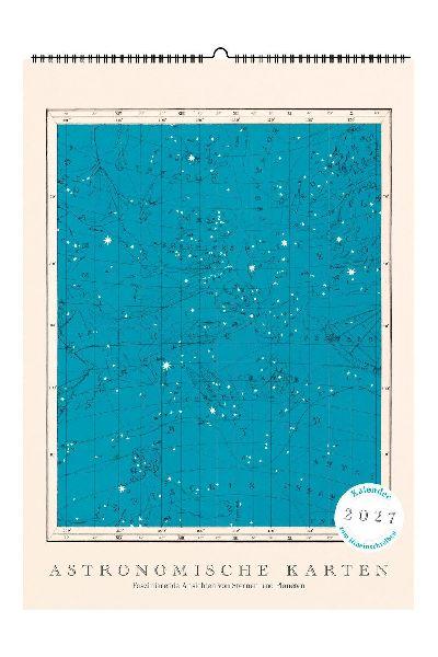 Astronomische Karten. Wandkalender 2027