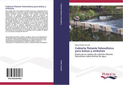 Cubierta flotante fotovoltaica para balsas y embalses