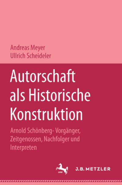 Authorshaft als historicische Konstrution