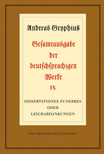 Dissertationes funebres oder Leichabdankungen